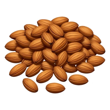 roasted almonds from christmas market sticker