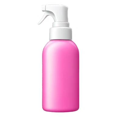 Pink spray skincare bottle sticker