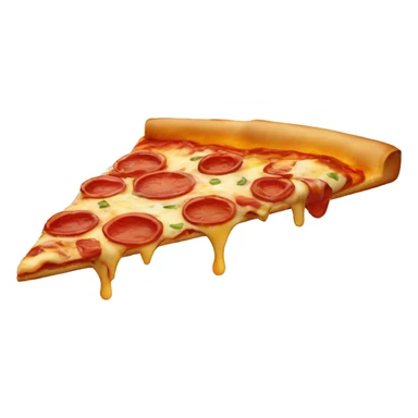 savage pizza slice, with a face arms and legs sticker