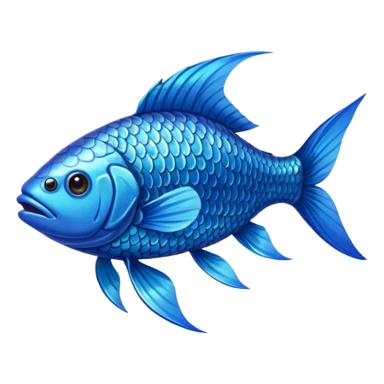 High resolution of  full body fish sticker