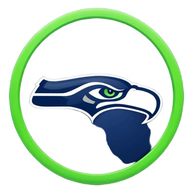 NFL Seahawks logo emoji sticker