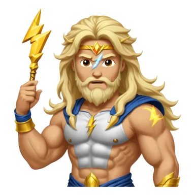 Greek god Zeus sticker
