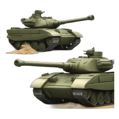 Tank squashing cat sticker