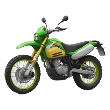 Moto de enduro sticker