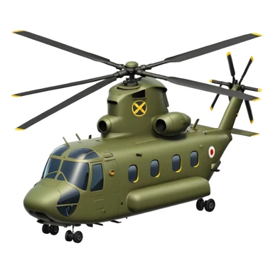 Chinook helicopter sticker