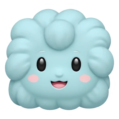 pillow pastel colors without faces sticker