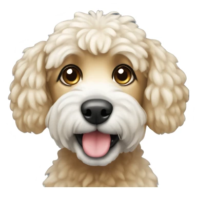 Perro caniche  sticker