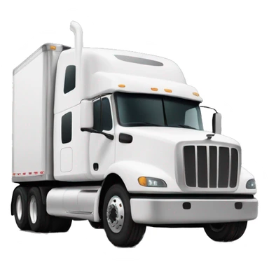 Semi truck with “PGS” letters on the side sticker