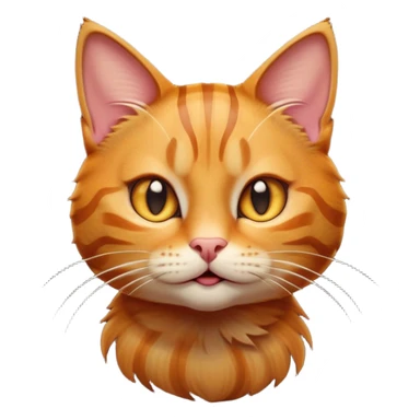 Cinematic Comical Ginger Tabby Cat Portrait Emoji, Head tilted dramatically with an exaggeratedly shocked or offended expression, sleek orange-brown fur with bold tabby stripes, wide amber eyes filled with exaggerated disbelief, Simplified yet hilariously expressive features, highly detailed, glowing with a slightly sassy glow, high shine, dramatic yet playful, stylized with an air of attitude, bright and endearing, soft glowing outline, capturing the essence of a sassy and over-the-top feline, so meme-worthy it feels like it could side-eye its way into internet fame instantly! sticker