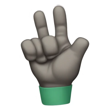 Anti hang loose sign sticker