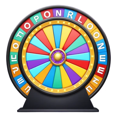 Wheel of Fotune tv show sticker