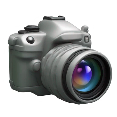  a 3D mimetic digital camera is facing the lens at a 0-degree angle sticker