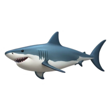 Requin sur une baleine sticker