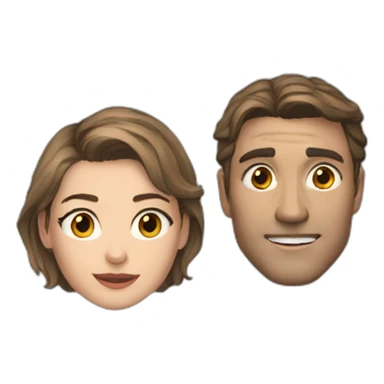 Roy Kent and Keeley Jones sticker