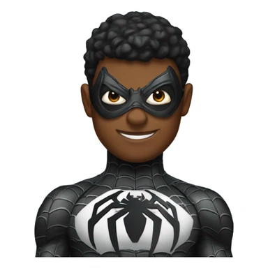 Spiderman wearing batman suit sticker