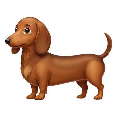 Wiener dog sticker