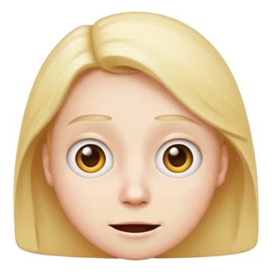 awkward face emoji, grimace, uneven smile, eyes glancing away sticker