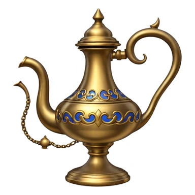 Aladdin lamp sticker