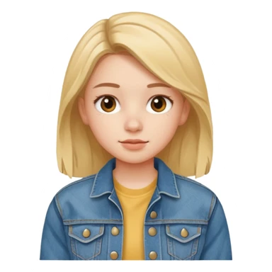 Tête jolie femme ado Real  sticker