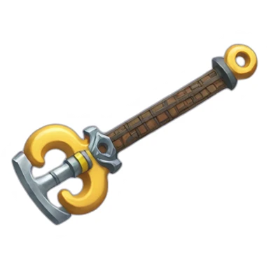 Keyblade vanille sticker