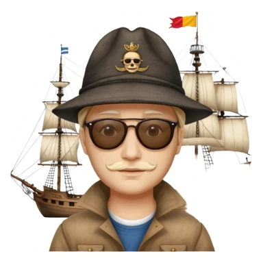 Batavia the Dutch East India Company shiphollywood star sticker