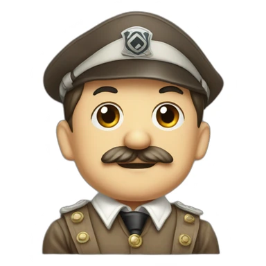 Adolf Hitler in Oktoberfest Clothes sticker