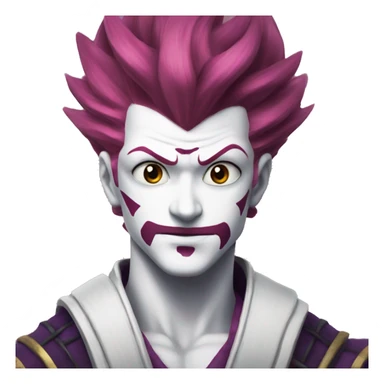 hisoka playing cards sticker