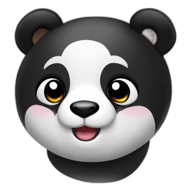 Panda qui a de la morve qui coule sticker