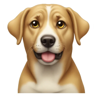 Dog that eat a frog sticker