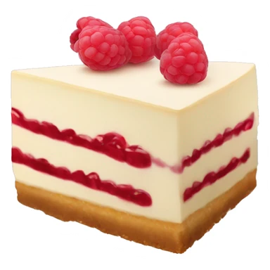 Cheesecake with raspberries sticker