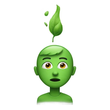 green-smelling person who follows him sticker