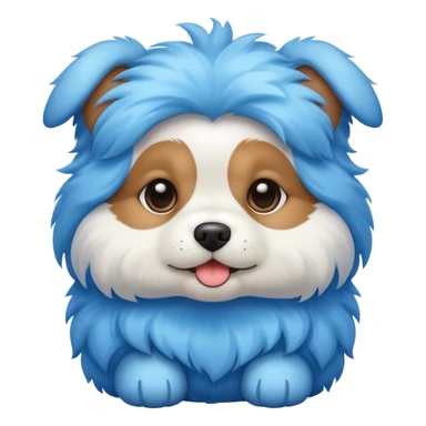 puppy dog blue sticker