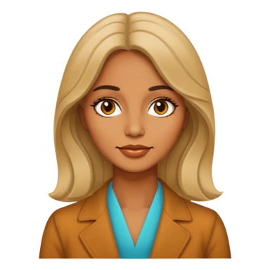 Retro 70s woman face sticker