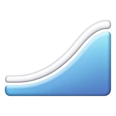 White line that is turning up sticker