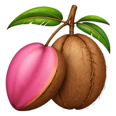 mango rosa y coco sticker