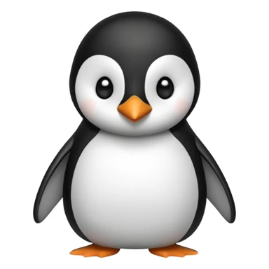 side eyeing penguin sticker