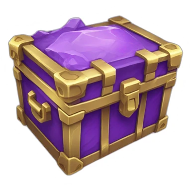 Pokemon Game LootCase Purple Chaotic Color Rich Treasure Legendary Epic Items sticker