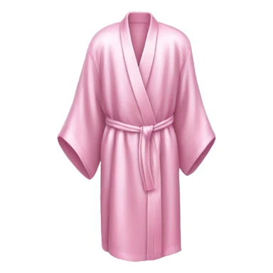 light pink silk robe sticker
