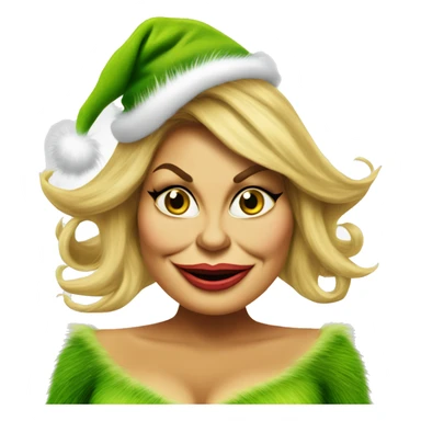 Jennifer coolidge as grinch sticker