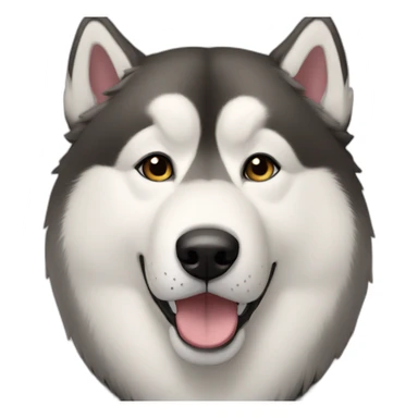 Female Alaskan malamute sticker