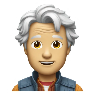 back to the future sticker