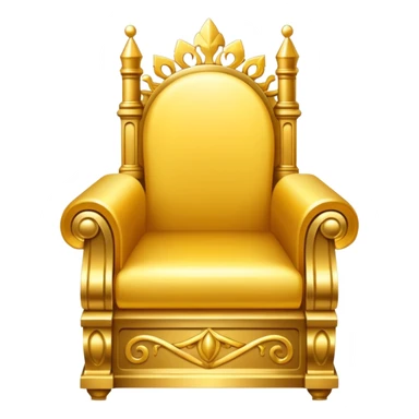 golden throne sticker