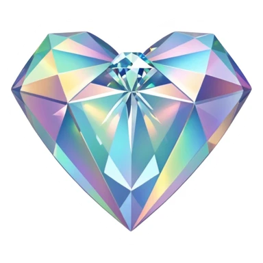bow shaped 56-carat iridescent diamond sticker