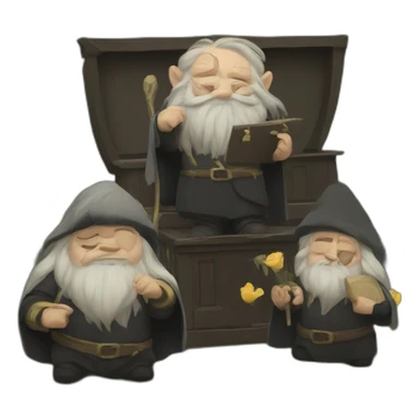 DWARFS FUNERAL sticker