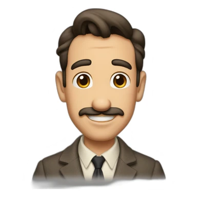 Walt Disney donnant la main à Mickey sticker