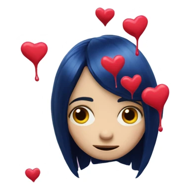 coraline bleeding hearts sticker