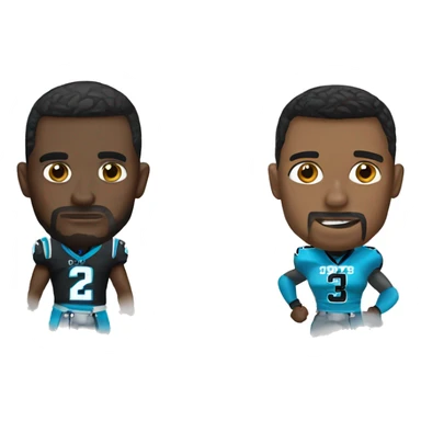 Cowboys vs panthers sticker