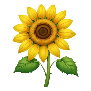 sunflower sticker
