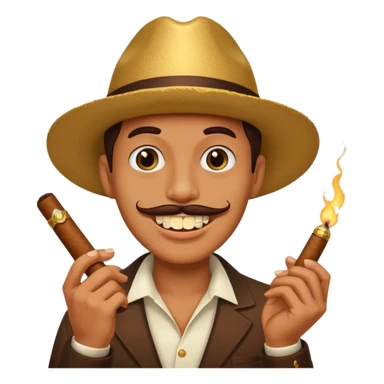 gold tooth with cigarnews sticker