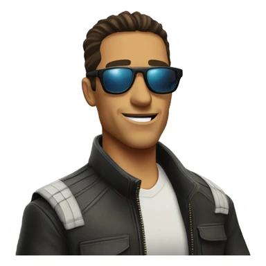 germán shepard with sunglasses in backyard sticker